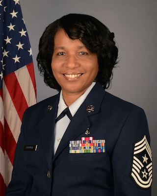Chief Master Sgt. Camille Caldwell, South Carolina Military Department State Command Senior Enlisted Advisor