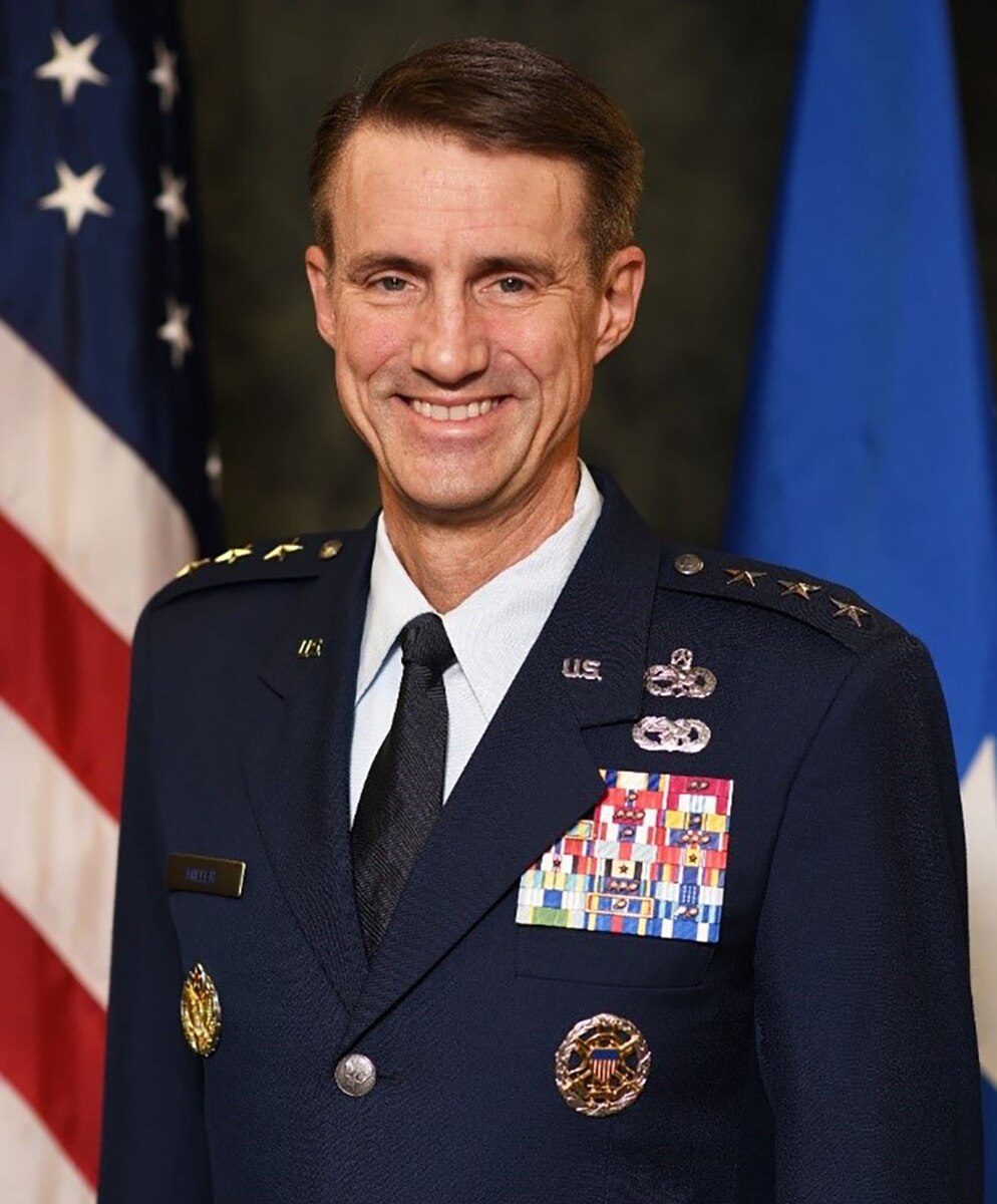 This is the official portrait of Lt. Gen. Tom D. Miller.