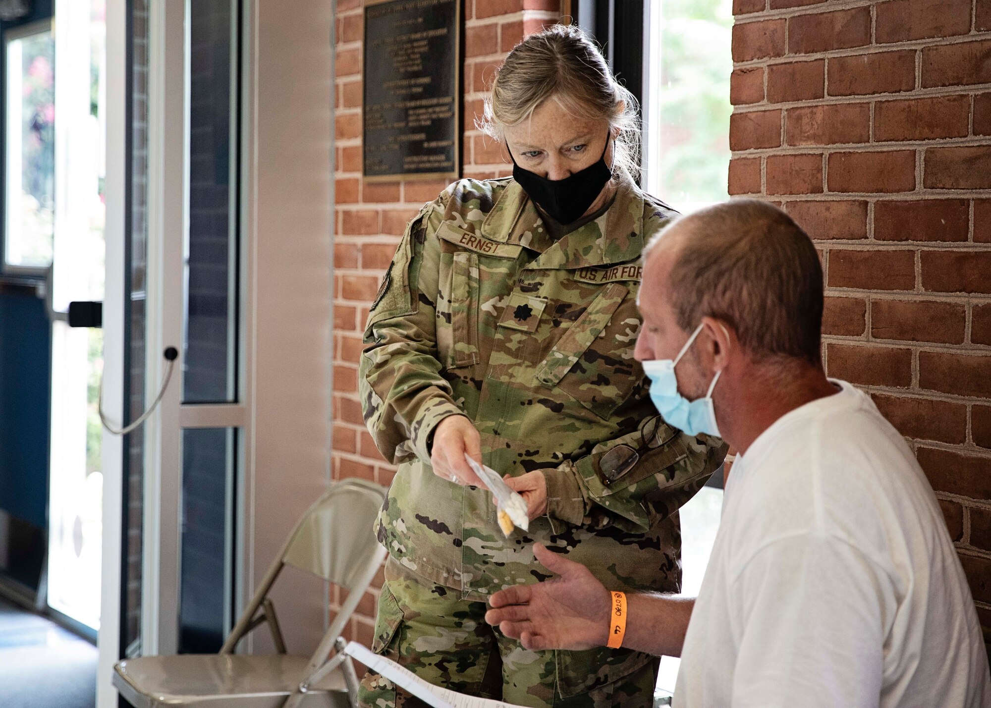 Airmen, Soldiers, Sailors and Marines provide no-cost health care to Central Delaware communities Aug. 1, 2021 as part of Central Delaware Partnership For Hope 2021 Innovative Readiness Training program. The event is scheduled to provide services from Aug. 1-9. IRT is a National Guard-led, multi-service/component training event intended to build mutually beneficial partnerships between the U.S. Department of Defense and U.S. communities.  The mission provides servicemembers with hands-on readiness training opportunities, while providing direct and lasting benefits to residents of each community served. (U.S. Army National Guard photo by Staff Sgt. Michelle Gonzalez)