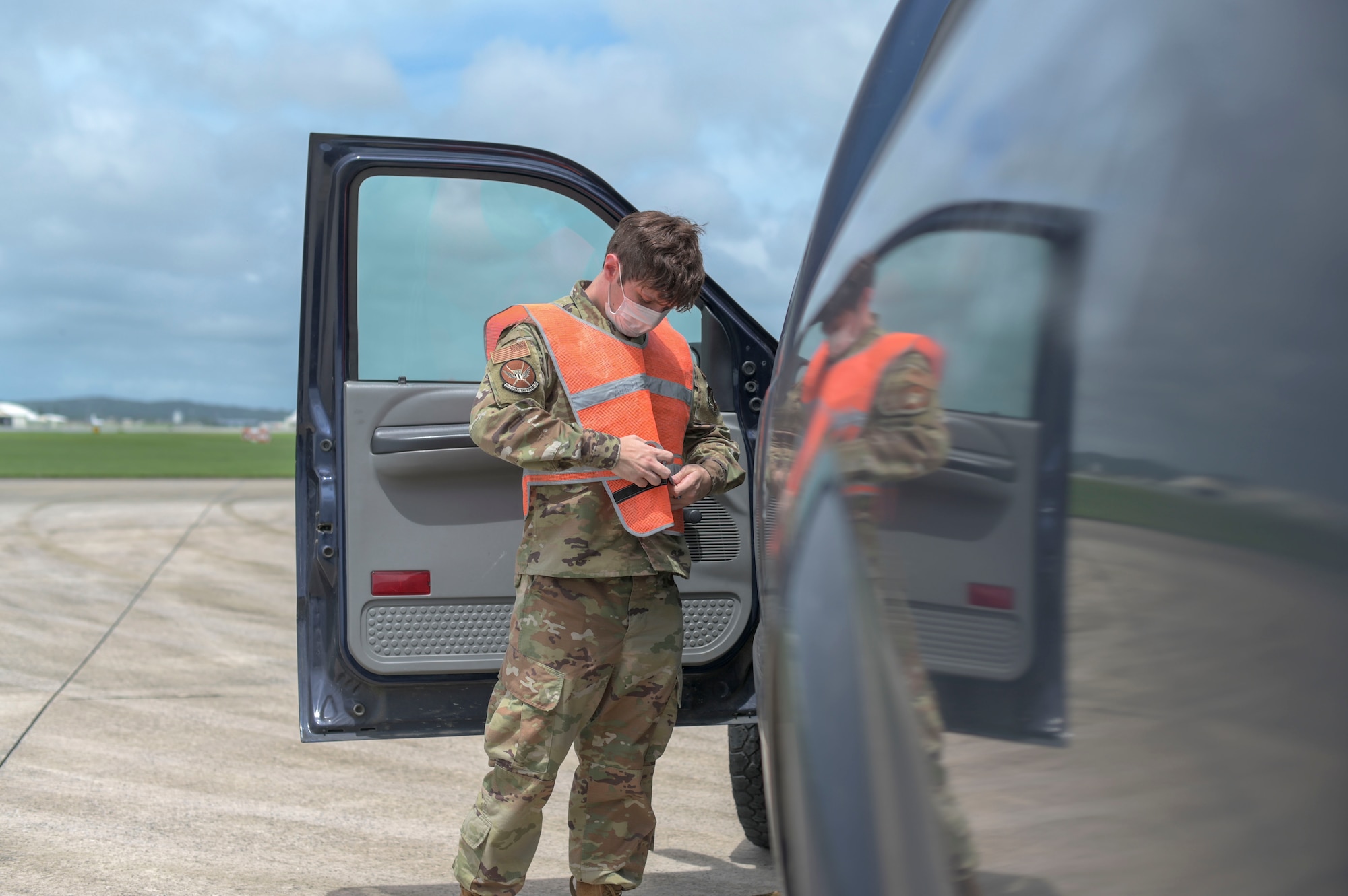 18th Operation Support Squadron airfield management coordinates plans for the flight line.
