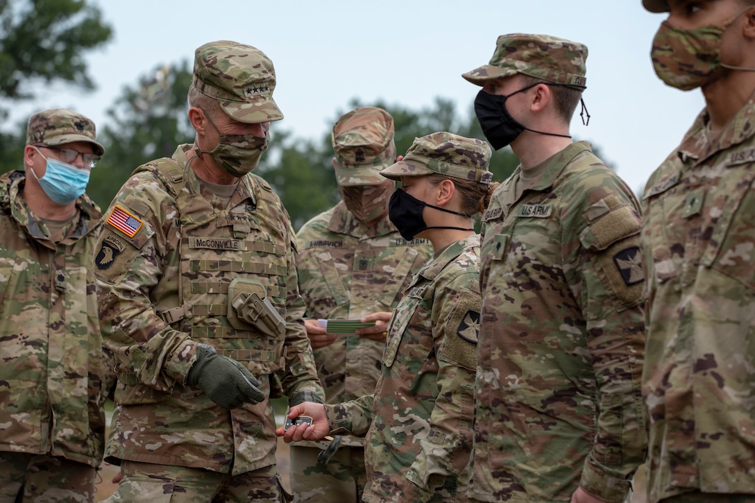 CSA Visits Fort McCoy, USAR Soldiers