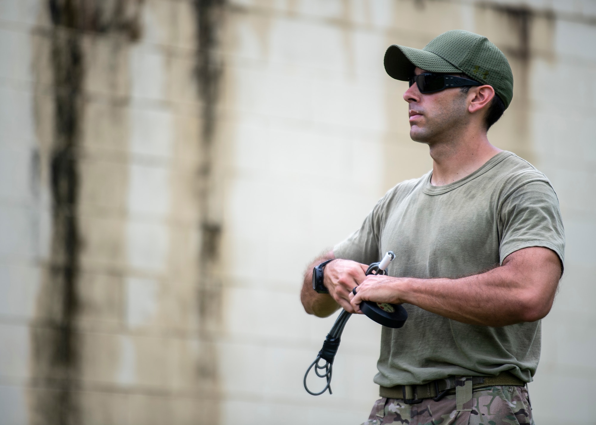 Explosive Ordnance Disposal Airmen conduct training at MacDill AFB