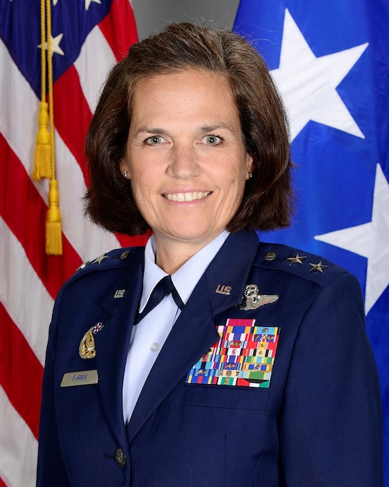 This is the official photo of Maj. Gen. Laurie M. Farris.