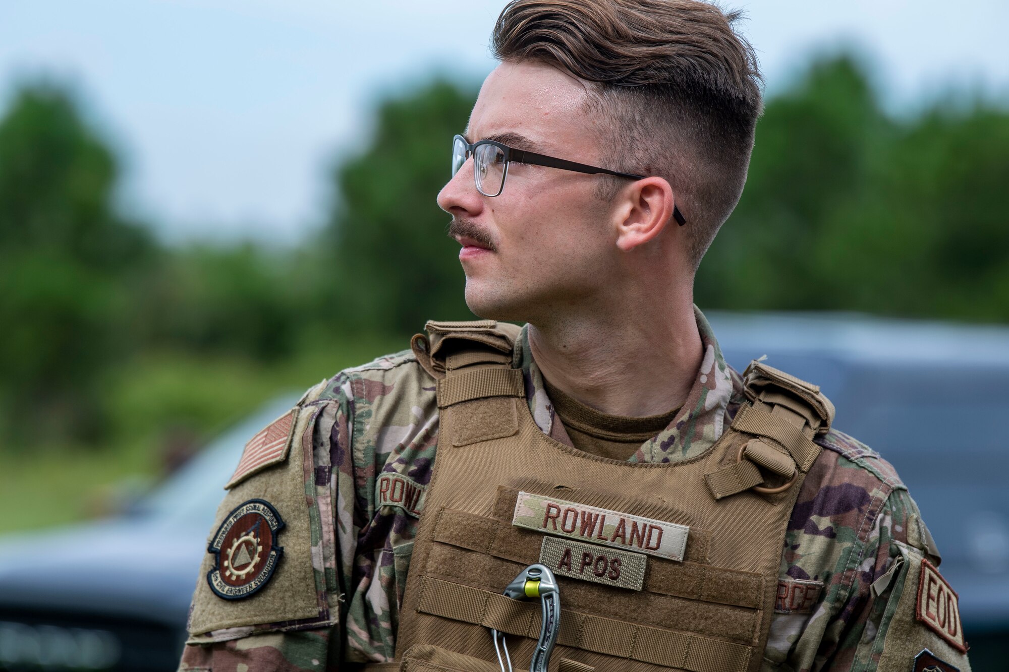 Explosive Ordnance Disposal Airmen conduct training at MacDill AFB