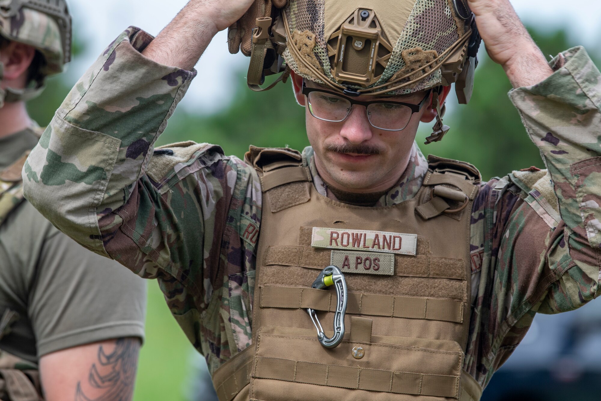 Explosive Ordnance Disposal Airmen conduct training at MacDill AFB