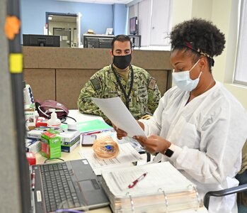 Cryptologic Technician Networks 2nd Class, Christian Perkins goes through the screening process