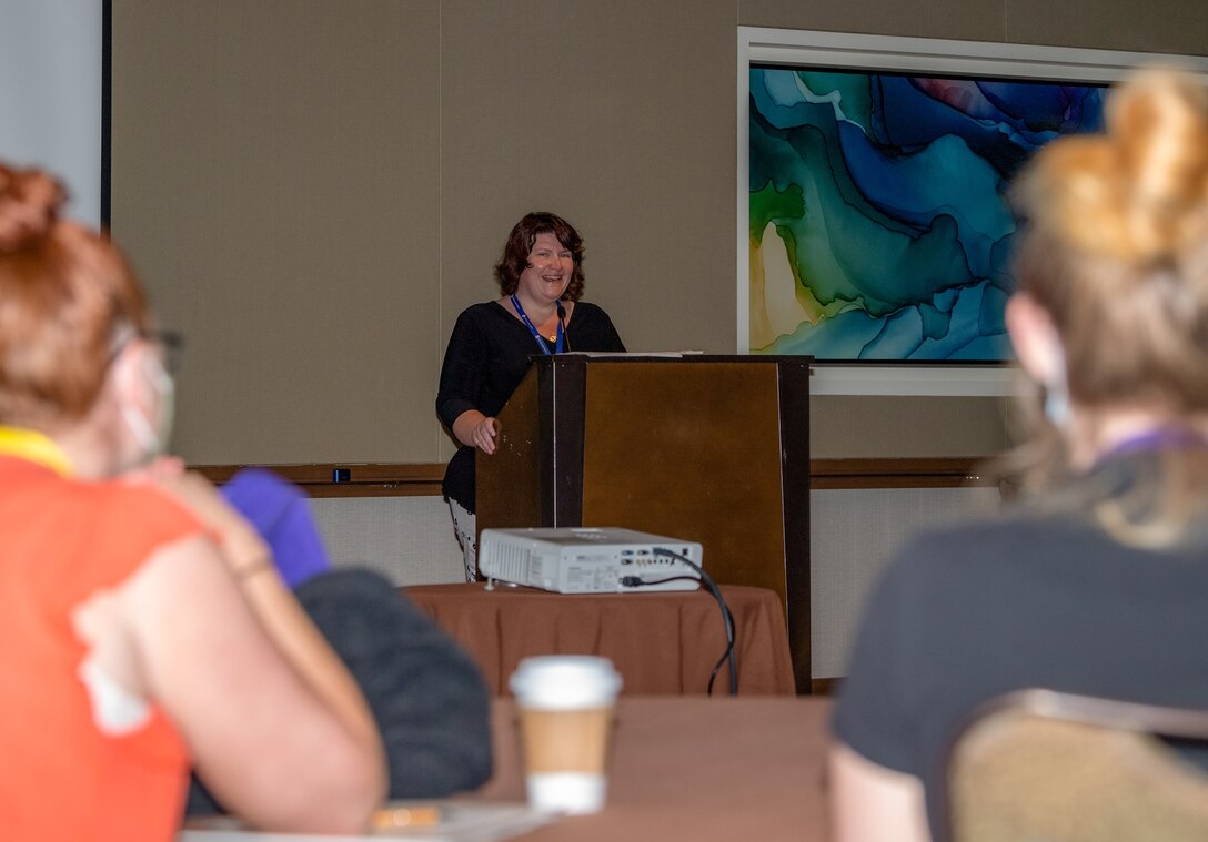 Youngstown Air Reserve Station’s 910th Airlift Wing made a big showing at the Air Force Reserve Yellow Ribbon Program’s first large-audience, in-person event since the outbreak of COVID-19 early in 2020.