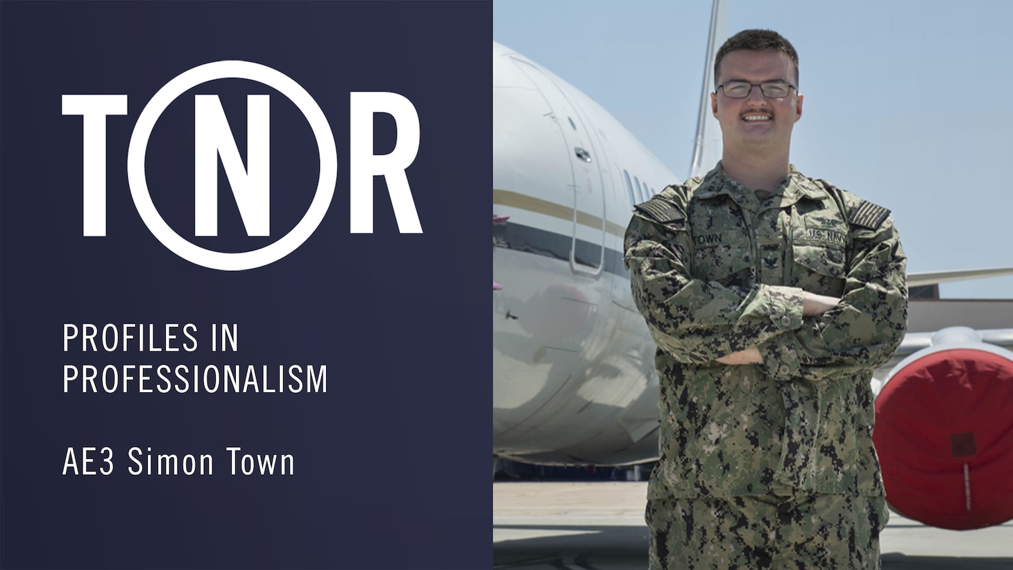 Aviation Electrician's Mate 3rd Class Simon Town poses for a photograph. (U.S. Navy graphic by Mass Communication Specialist 2nd Class Raymond Maddocks)