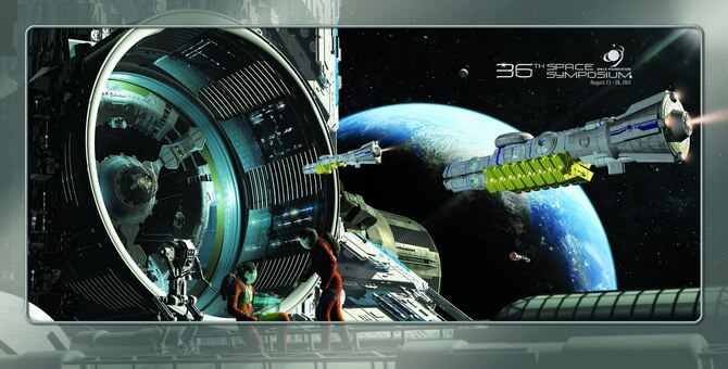 The Air Force Research Laboratory will showcase several space-related technologies, new ways to connect with and share an idea or capability with AFRL, and the beginning of SpaceWERX, the U.S. Space Force affiliated arm of AFWERX during the 36th Space Symposium in Colorado Springs, Colorado, Aug. 23-26, 2021. (Courtesy graphic)