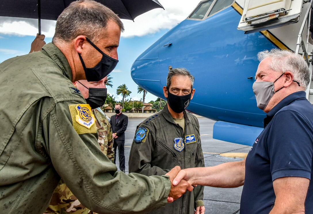 Photo from story: SECAF visits PACAF, emphasizes 'one team, one fight'