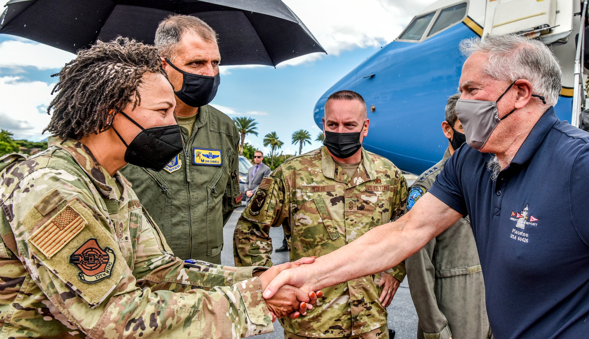 Photo from story: SECAF visits PACAF, emphasizes 'one team, one fight'