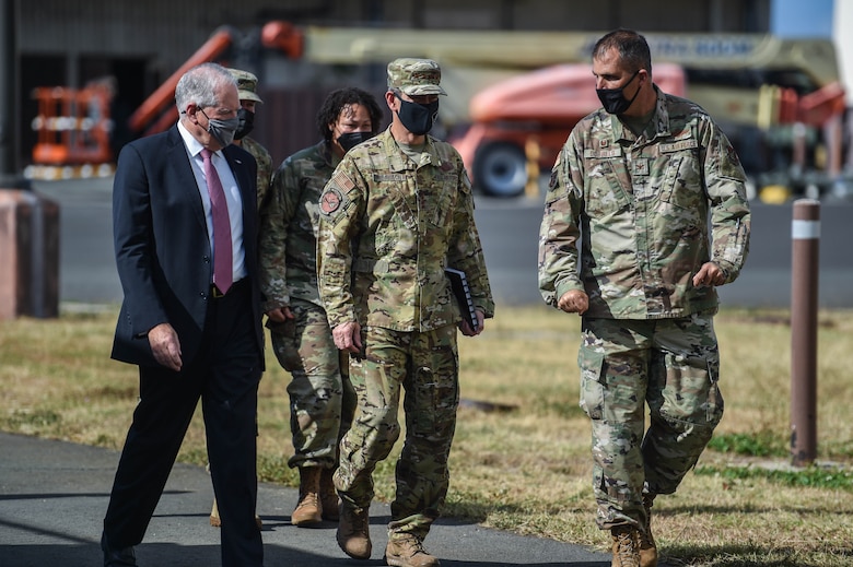 Photo from story: SECAF visits PACAF, emphasizes 'one team, one fight'