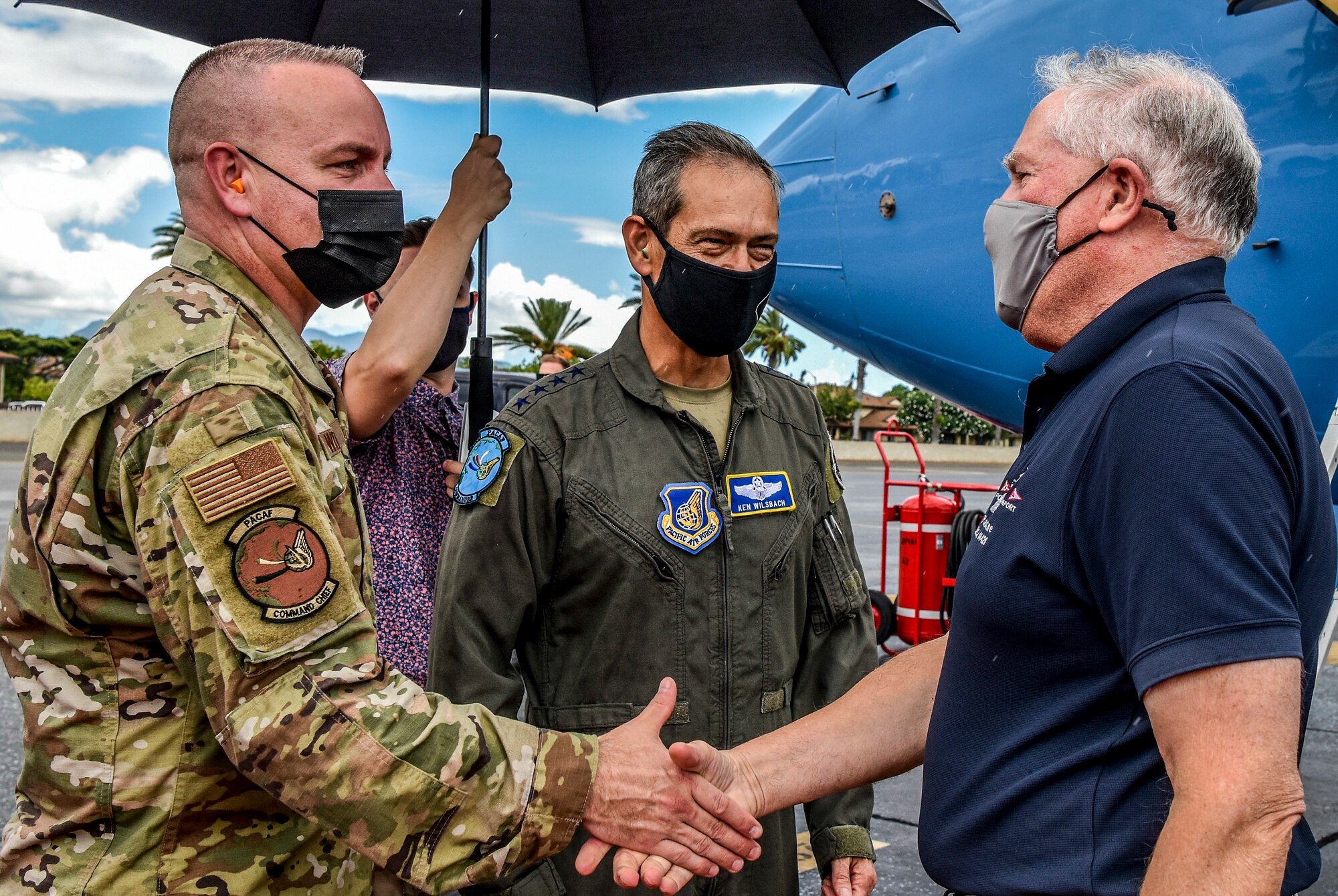 Photo from story: SECAF visits PACAF, emphasizes 'one team, one fight'