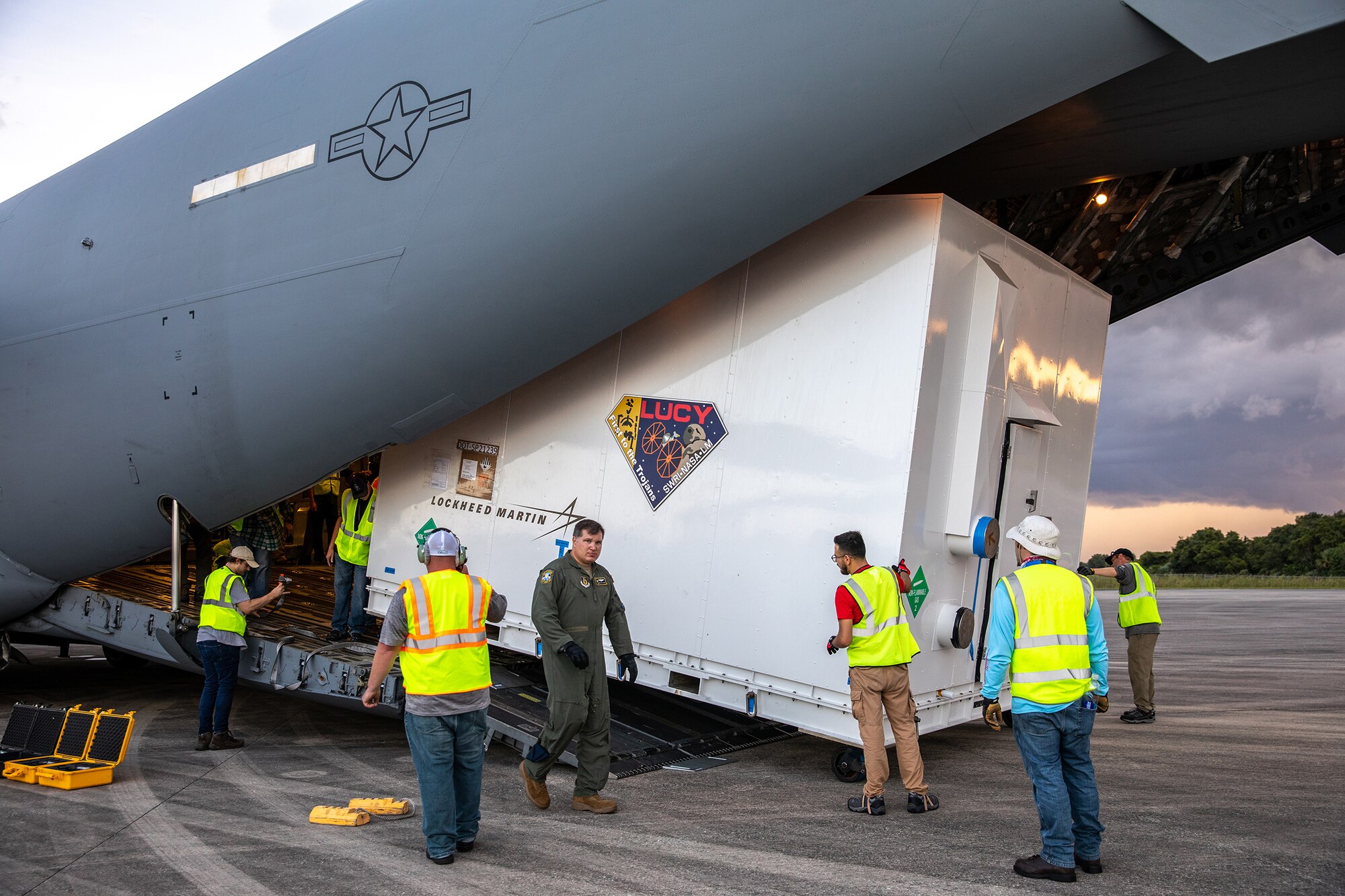 Lucy Offload from C-17