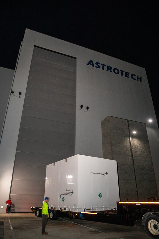 Lucy Arrival at Astrotech Facility