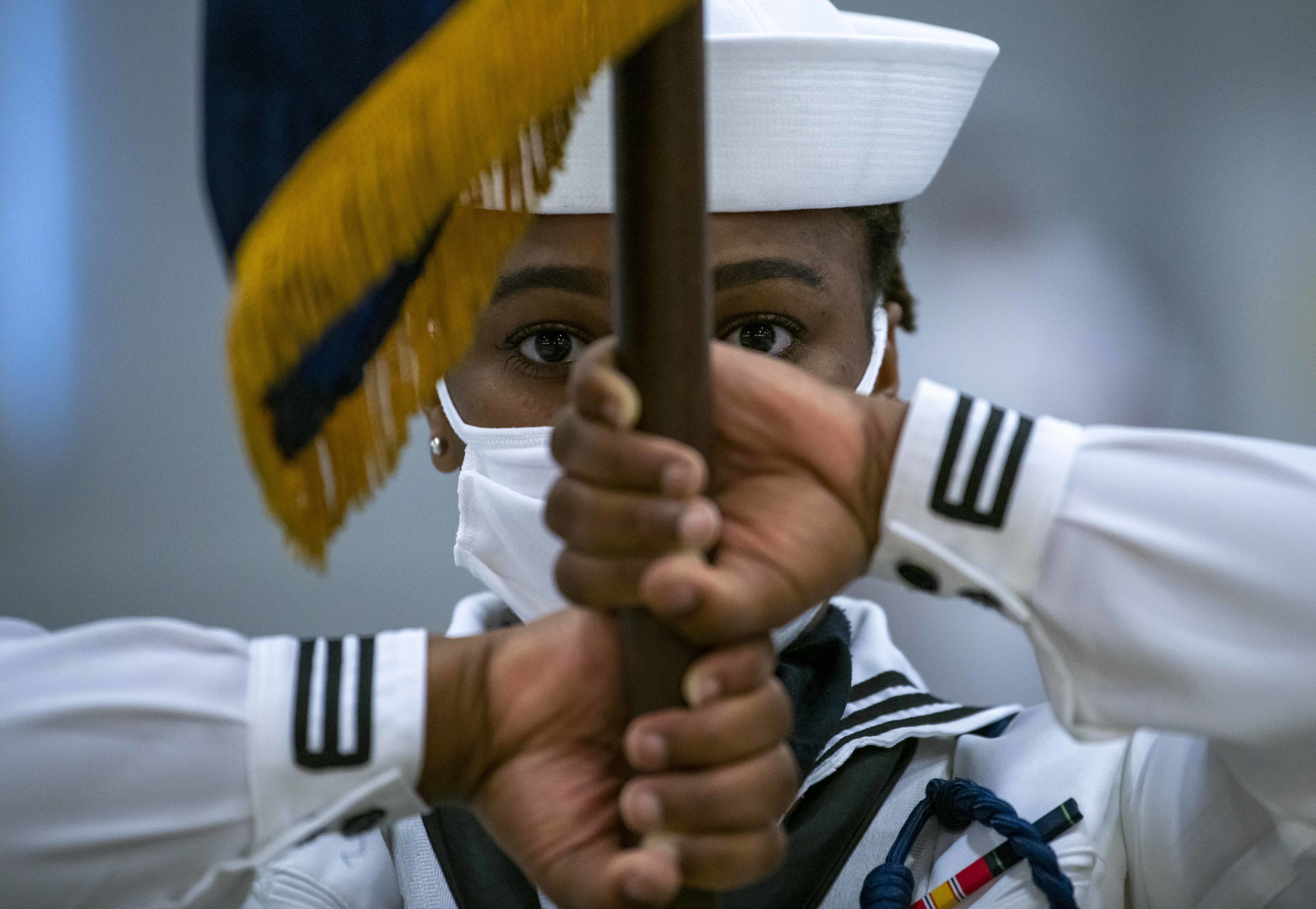 Recruit Performance Divisions Return to RTC s Pass In Review Flag