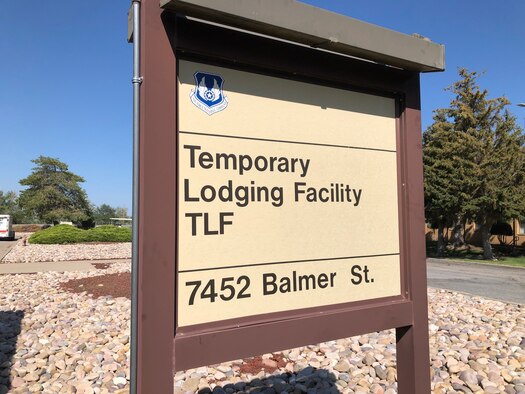 Sign identifying Hill AFB Temporary Lodging Facility