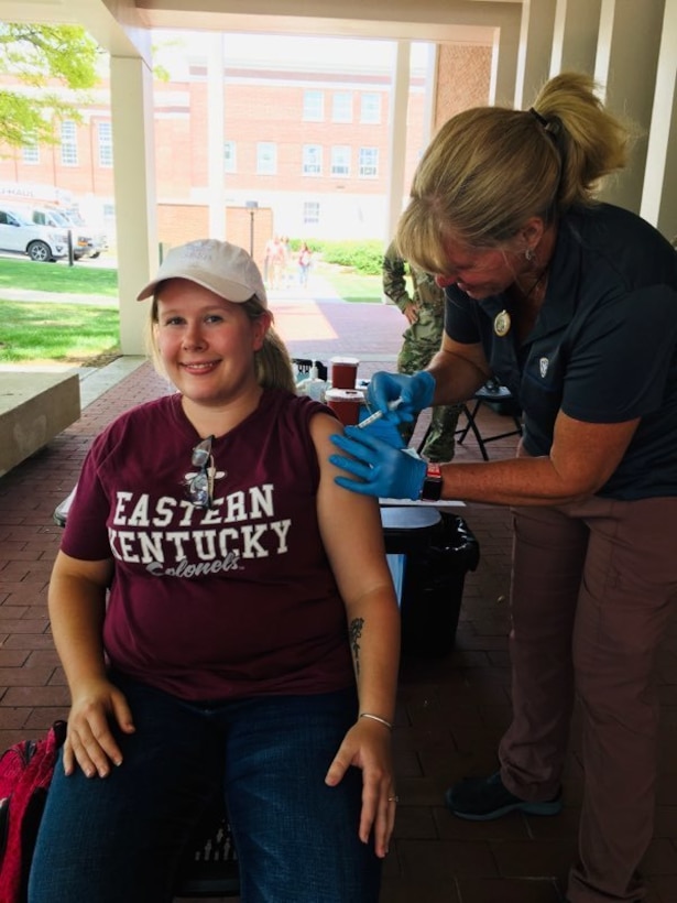 EKU, Madison County Health Department, and Kentucky National Guard team up for COVID-19 vaccination site