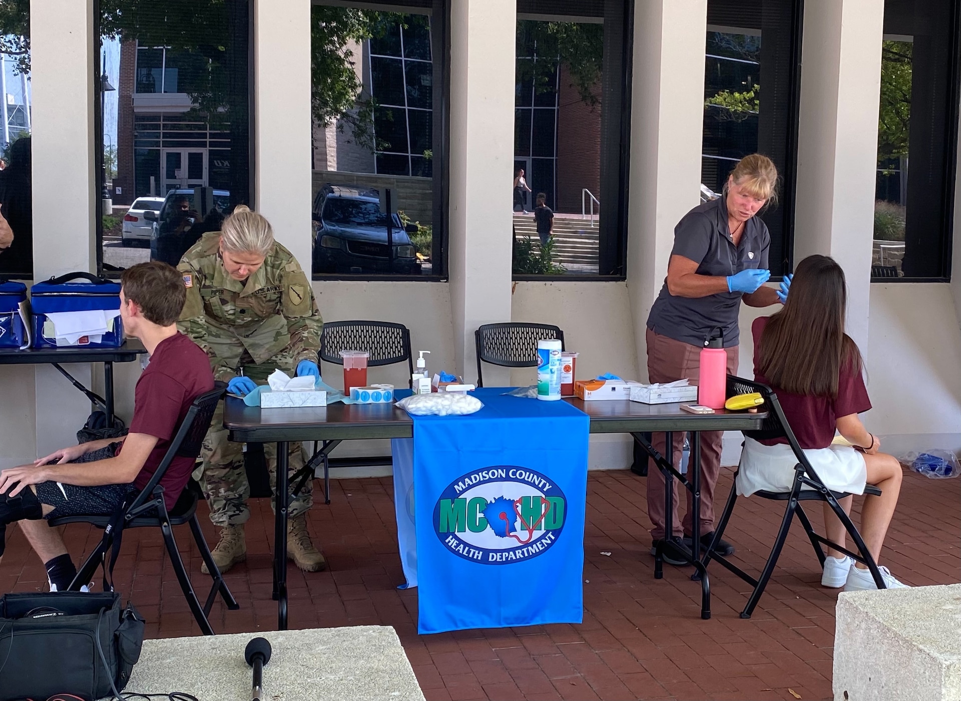 EKU, Madison County Health Department and Kentucky Guard team up for COVID-19 vaccination site