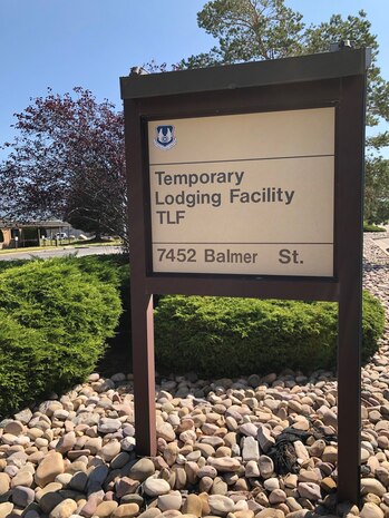 Hill Air Force Base lodging sign