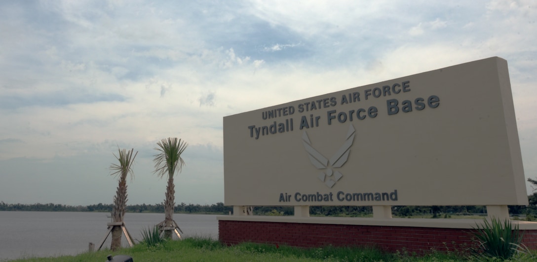 Tyndall AFB welcome sign