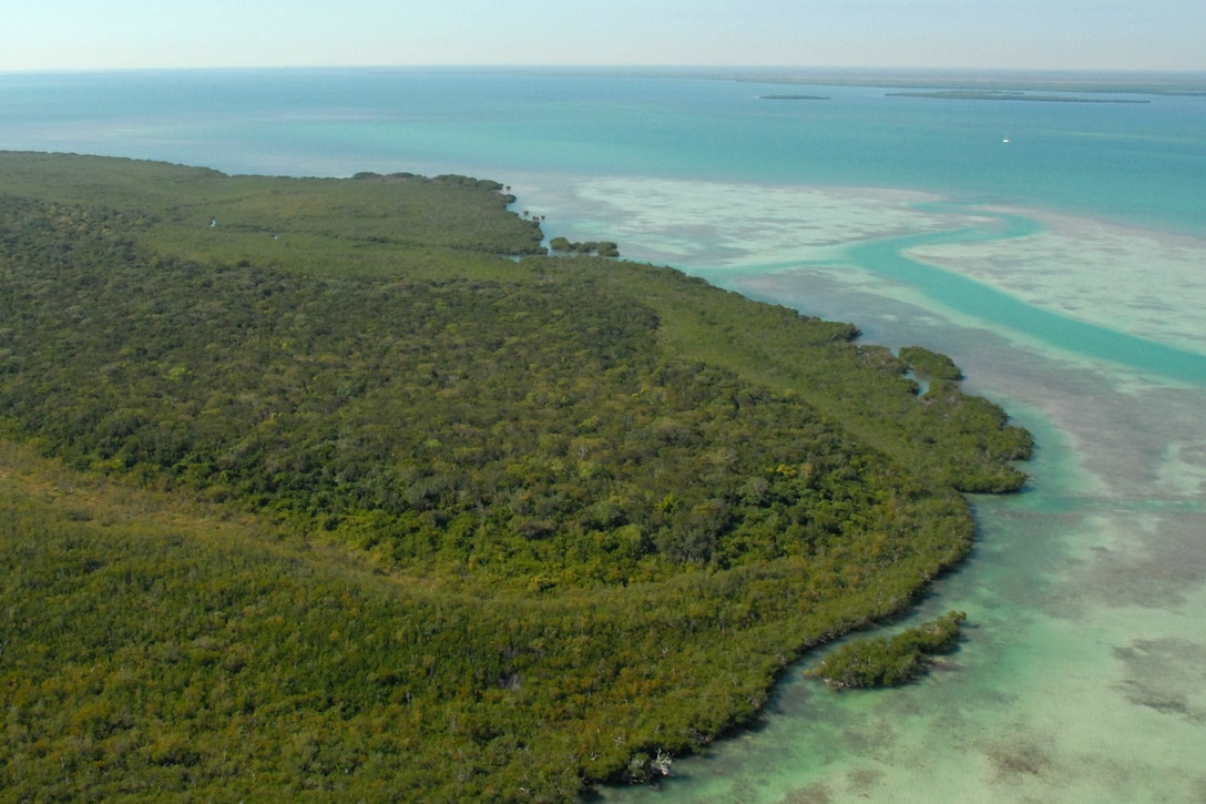 Totten Key is an island of the upper Florida Keys in Biscayne National Park. It is in Miami-Dade County, Florida. It is located in southern Biscayne Bay, just west of Old Rhodes Key.