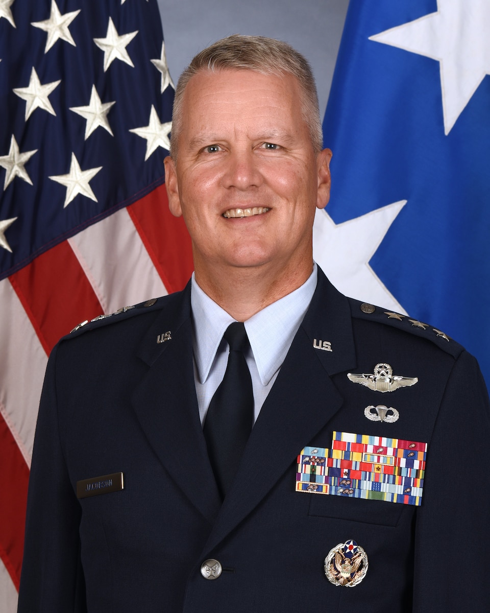 This is the official portrait of Lt. Gen. James A. Jacobson.