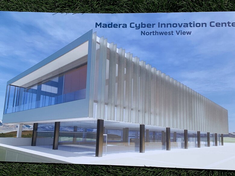 Artistic rendition of Madera Cyber Innovation Center.