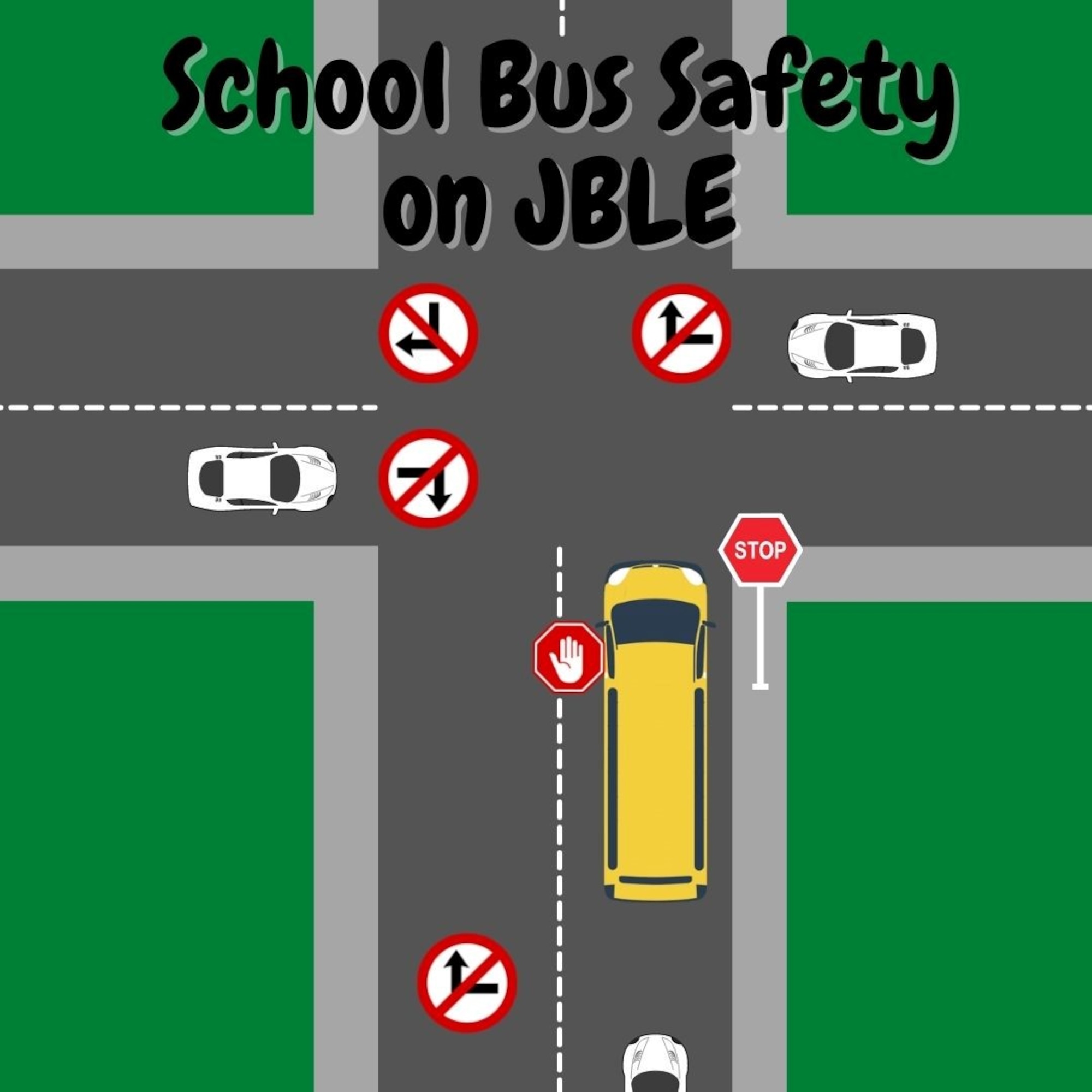 Graphic on school bus safety