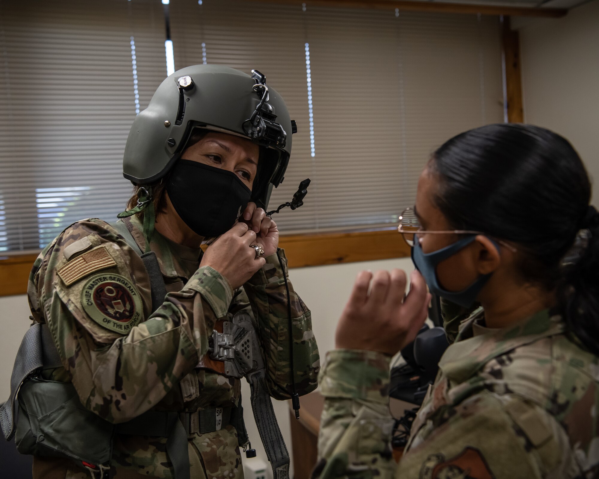 Chief Master Sgt. of the Air Force JoAnne S. Bass visits Kadena Air Base, Japan.