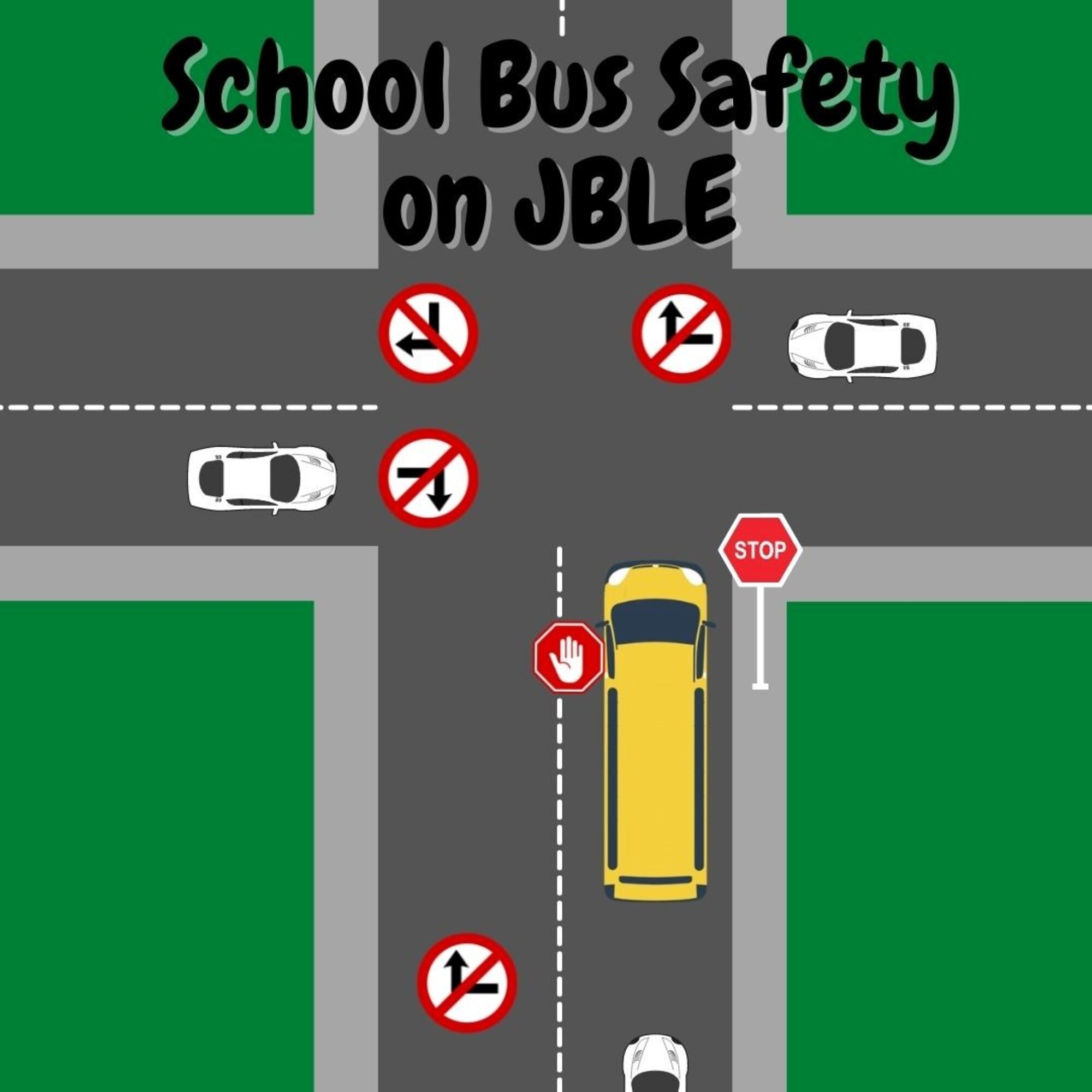 Graphic on school bus safety