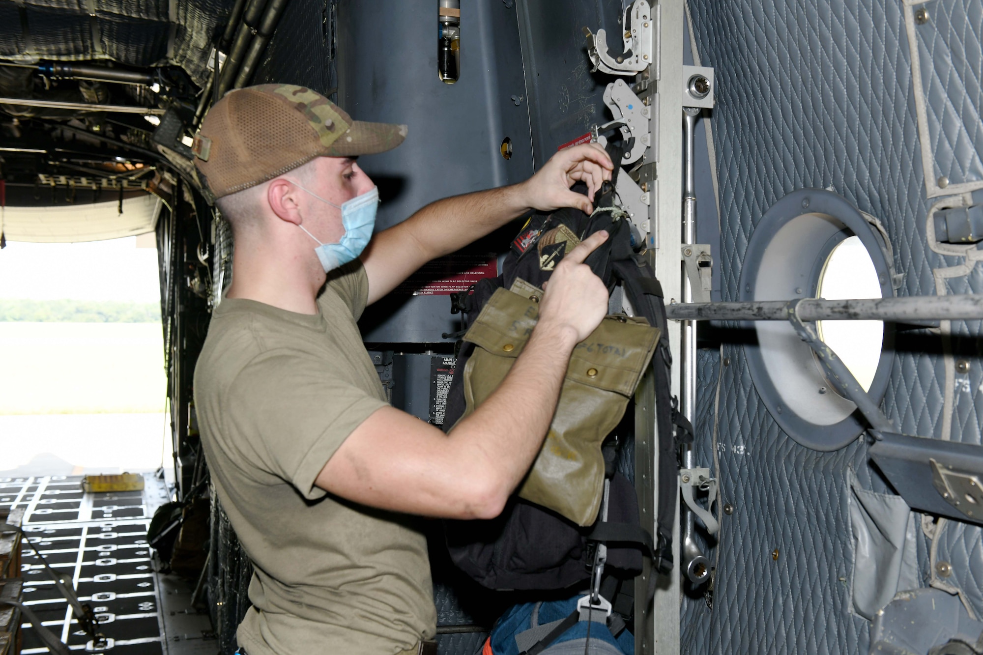 Airmen working