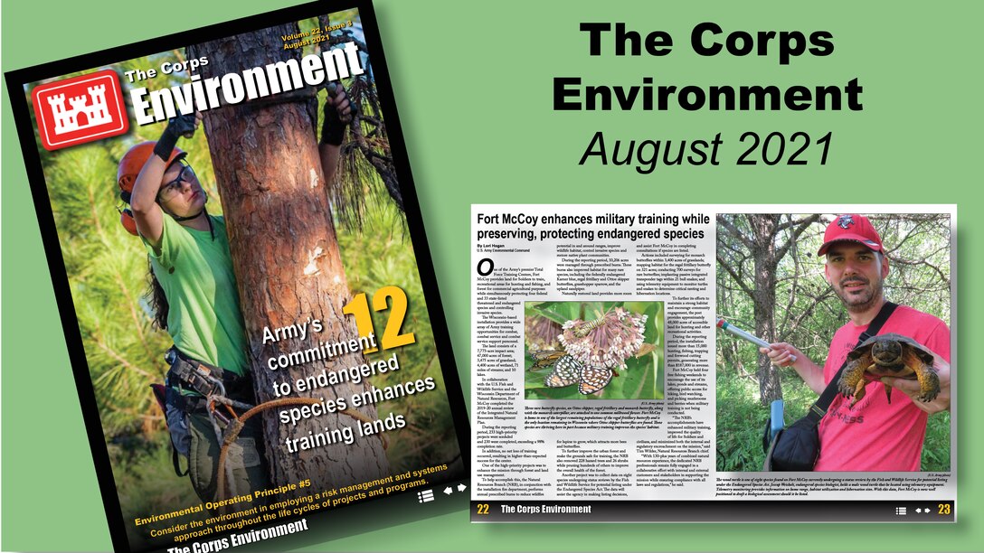 A photo of a newsletter cover and an article