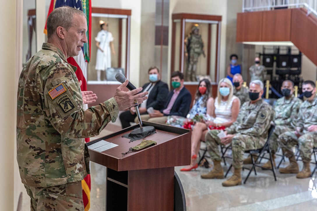 Brig. Gen. Cooley farewell ceremony