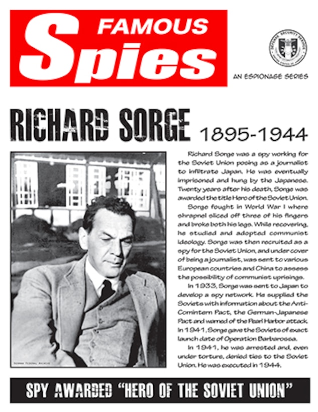 Spy Series: Richard Sorge