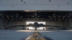 U.S. Air Force B-2 Spirit crew chiefs with the 509th Aircraft Maintenance squadron prepare a B-2 Spirit for takeoff at Whiteman Air Force Base, Missouri, Aug. 23, 2021. Thanks to its nearly 6,000-mile unrefueled range, the B-2 is capable of expediently delivering massive fire power anywhere on the globe through the most challenging enemy defenses. (U.S. Air Force photo by Senior Airman Parker J. McCauley)