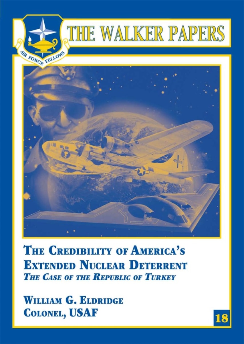 As Iran moves ever closer to a nuclear weapons capability, will other area powers such as Turkey decide to acquire their own nuclear weapons and embark on a crash nuclear weapons program to provide their own deterrent? Or will Turkey’s leaders trust in the United States’ extended nuclear deterrent for Turkey’s security? Col William G. Eldridge has explored this question in depth. To shore up the United States’ ability to convince the Turks to stay in the nonnuclear category, he recommends keeping the North Atlantic Treaty Organization (NATO) and bilateral alliances with Turkey strong and, with Turkey, establishing a more common vision for the Middle East. He also advises reducing trade barriers with Turkey, maintaining and even increasing military arms trading and aid, keeping US forces in present numbers in Turkey and improving militaryto- military ties, maintaining Turkey as a partner in dual-capable aircraft production, and, for now, keeping some US nuclear weapons in NATO Europe. [William G. Eldridge Colonel, USAF / 2011 / 113 pages / ISBN: / AU Press Code: P-85]