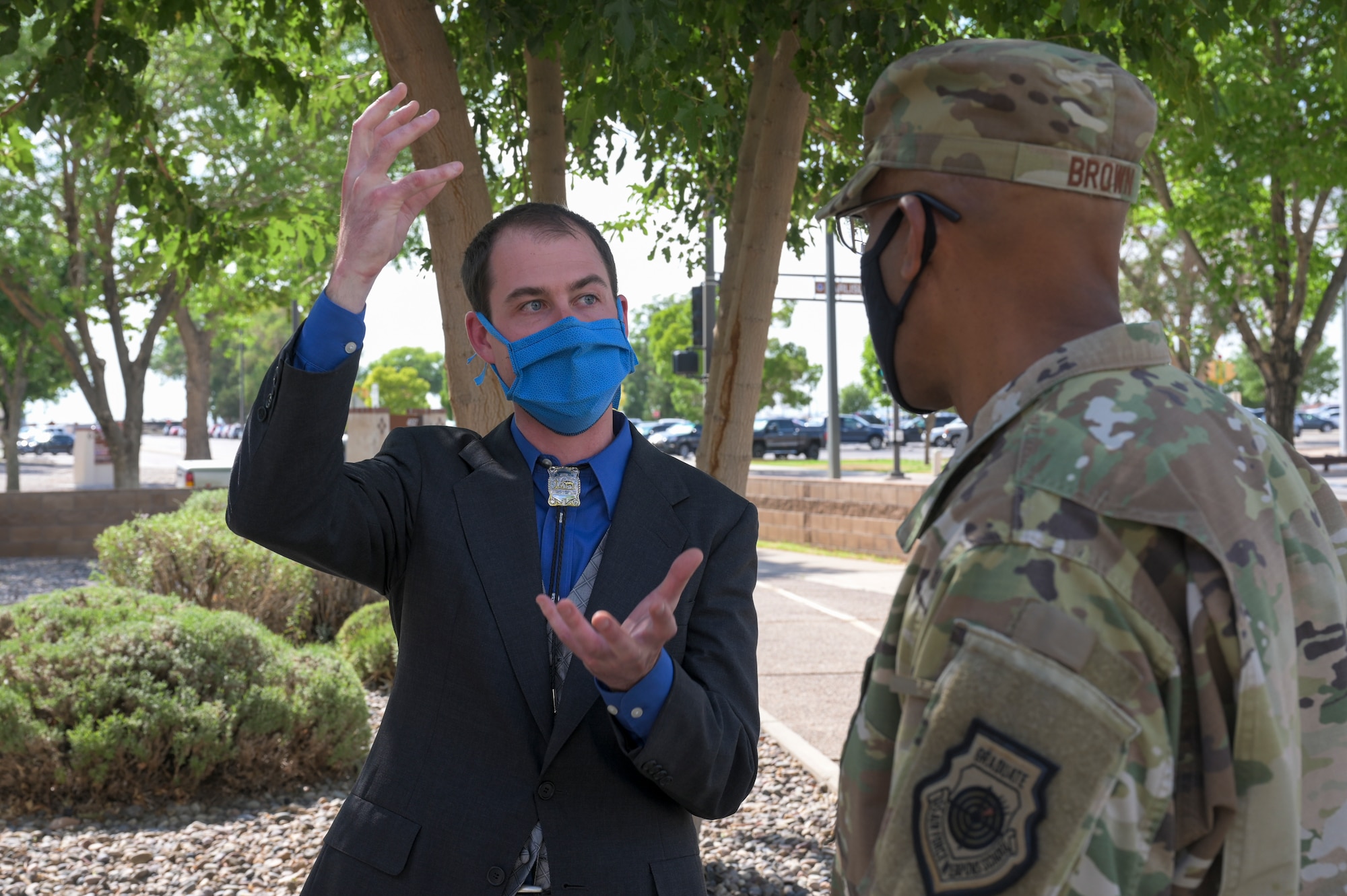 CSAF Visits Team Kirtland