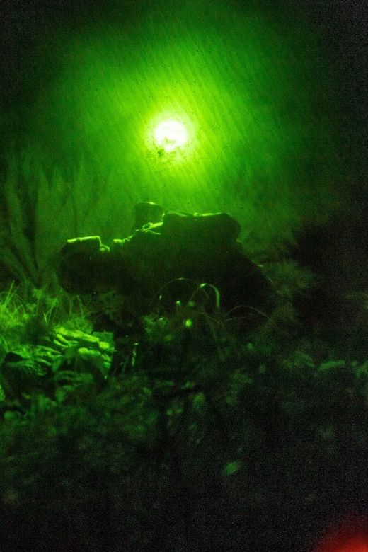 Lance Cpl. Josiah Rodriguez, from Los Angeles, assigned to the 31st Marine Expeditionary Unit (MEU), forward-deployed on the amphibious assault ship USS America (LHA 6), fires a mortar shell during an exercise. America, flagship of the America Expeditionary Strike Group, along with the 31st MEU, is operating in the U.S. 7th Fleet area of responsibility to enhance interoperability with allies and partners and serve as a ready response force to defend peace and stability in the Indo-Pacific region.