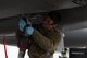 U.S. Air Force Senior Airman Cody Greco, an 18th Aircraft Maintenance Squadron dedicated crew chief from Kadena Air Base, Japan, attaches an aircraft refueling hose to an F-15C Eagle during RED FLAG-Alaska 21-3 at Eielson Air Force Base, Alaska, Aug. 23, 2021. The 354th Logistics Readiness Squadron petroleum, oil, and lubricants flight can fuel over 100 aircraft a day. (U.S. Air Force photo by Senior Airman Rhonda Smith)