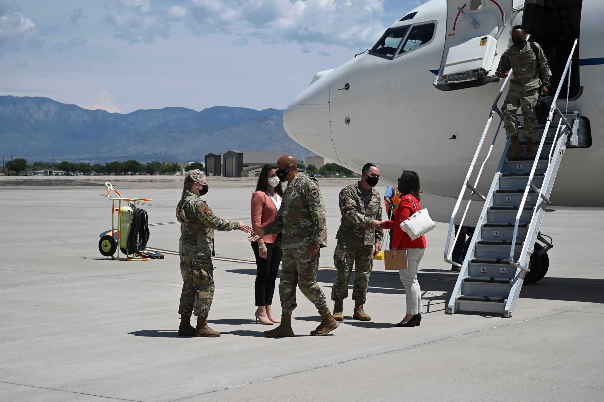 CSAF Visits Team Kirtland