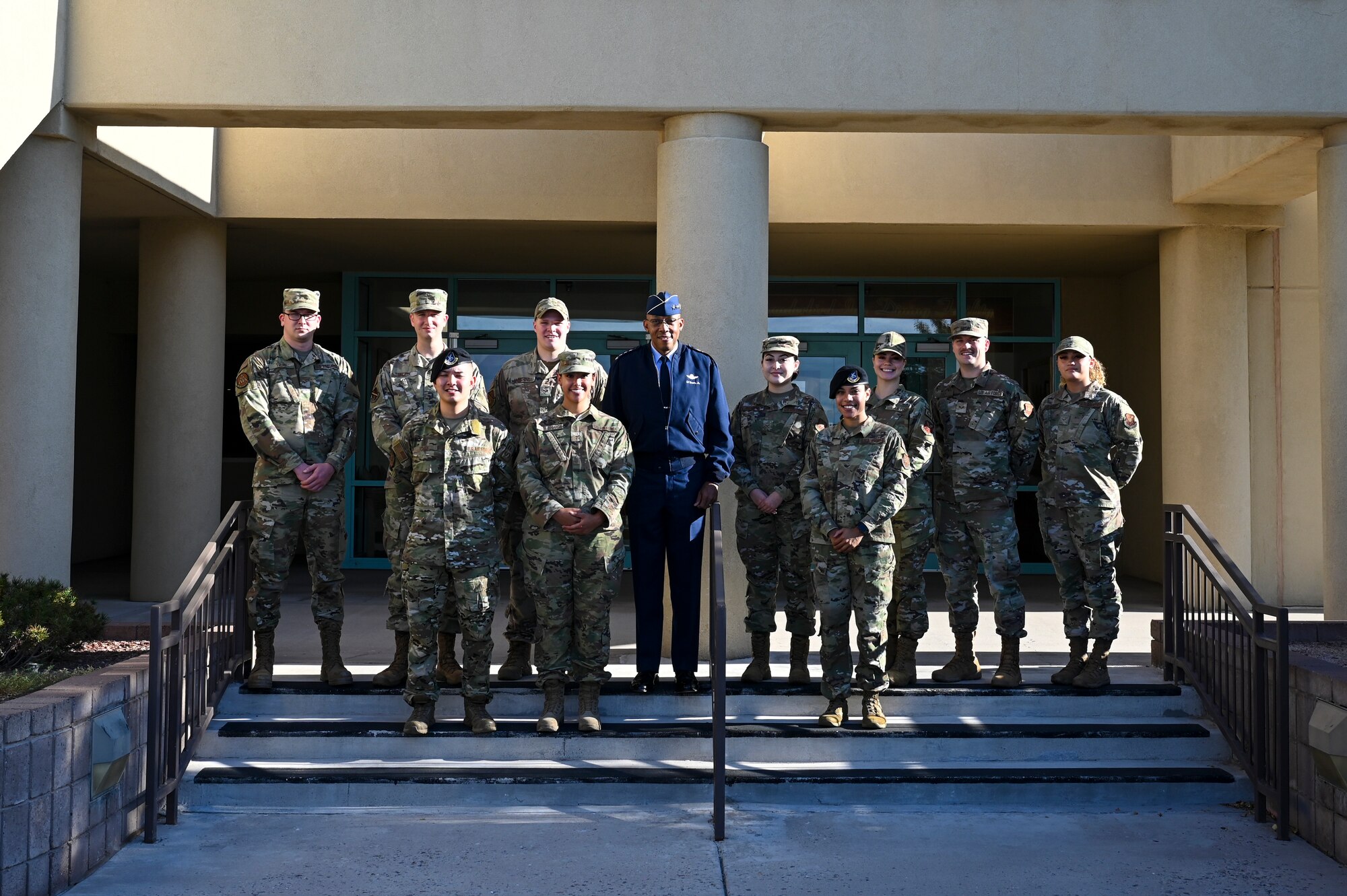 CSAF Visits Team Kirtland