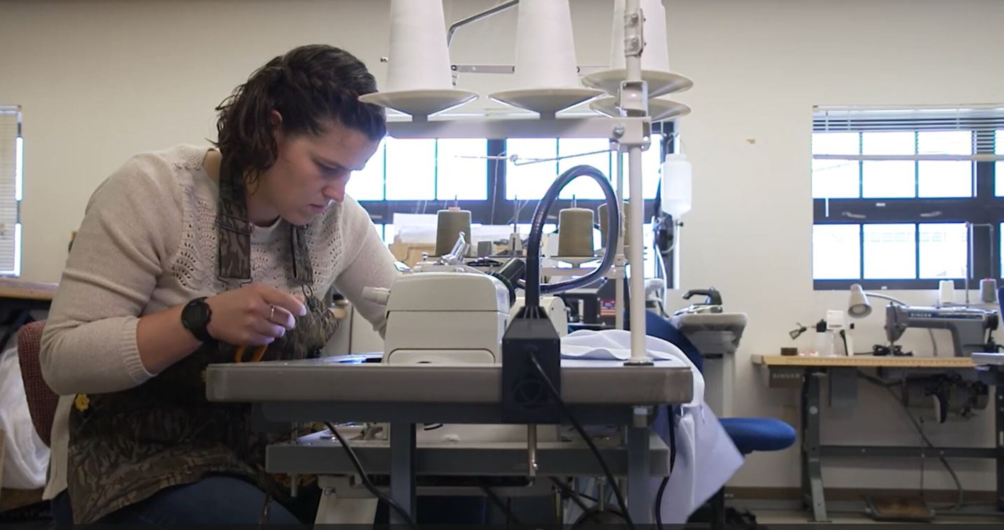 AFLCMC Uniform Shop In Action (U.S. Air Force photo by Austin Smith).