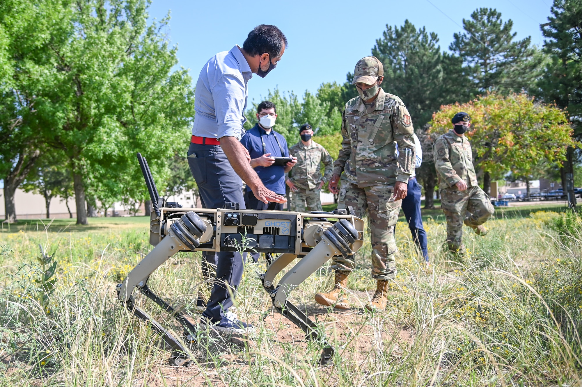 The purpose of the Q-UGV is to enhance security to the base allowing defenders to patrol and monitor more critical areas.