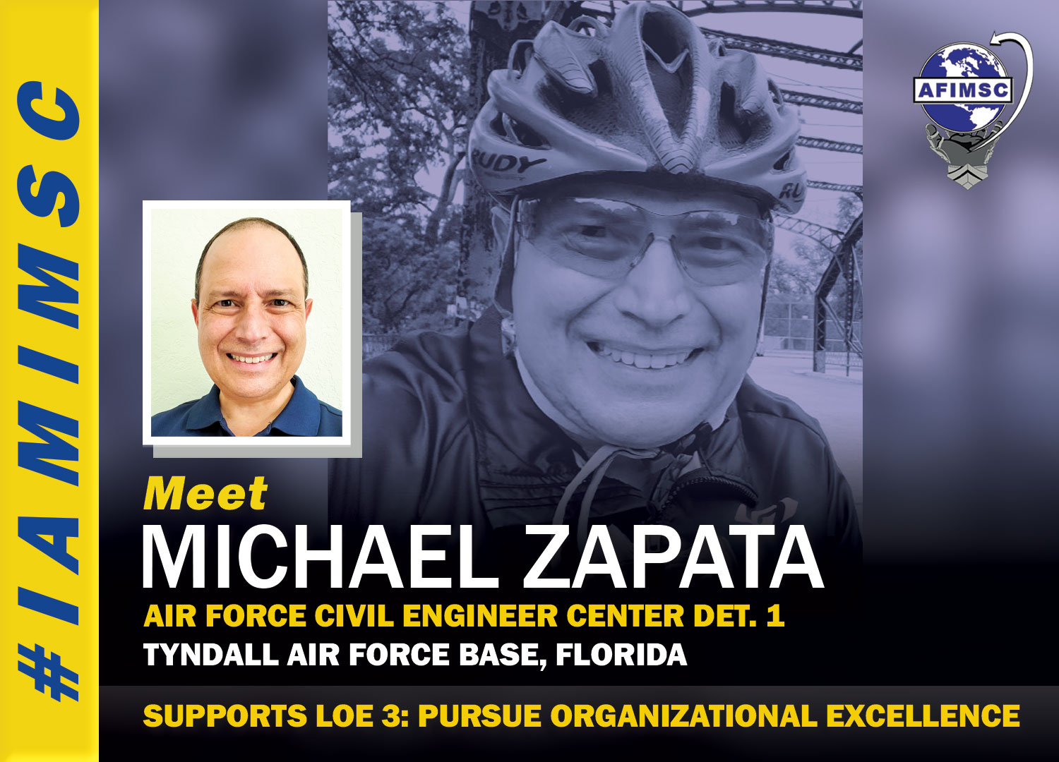 #IAMIMSC: Michael Zapata gt Air Force Installation Mission Support