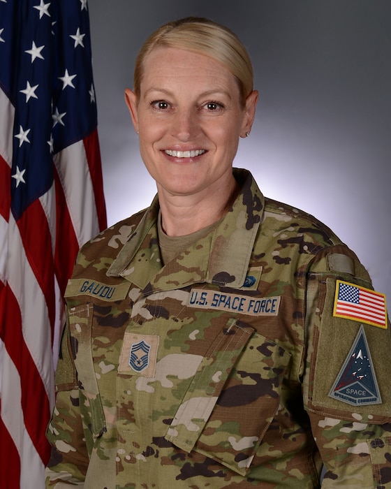 Chief Master Sgt. Tammie Gaudu official photo