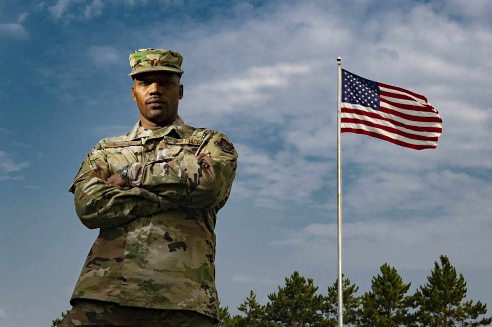 Staff Sgt. Bryan Randall, 434th Force Support Squadron personnel specialist, poses for a photo at Grissom Air Reserve Base, Indiana, August 8, 2021.