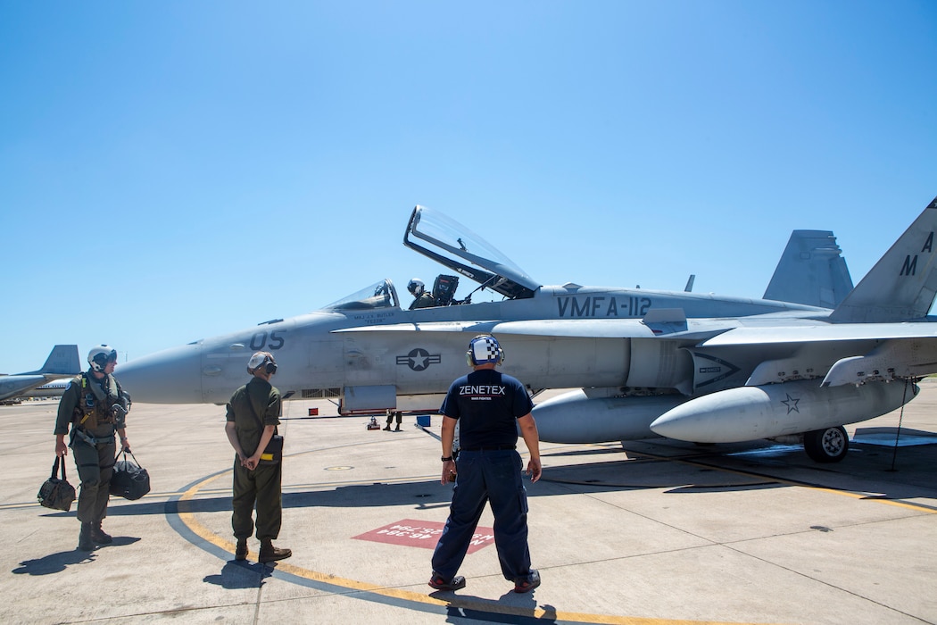 VMFA-112 Conduct Long-Range Hornet Strikes