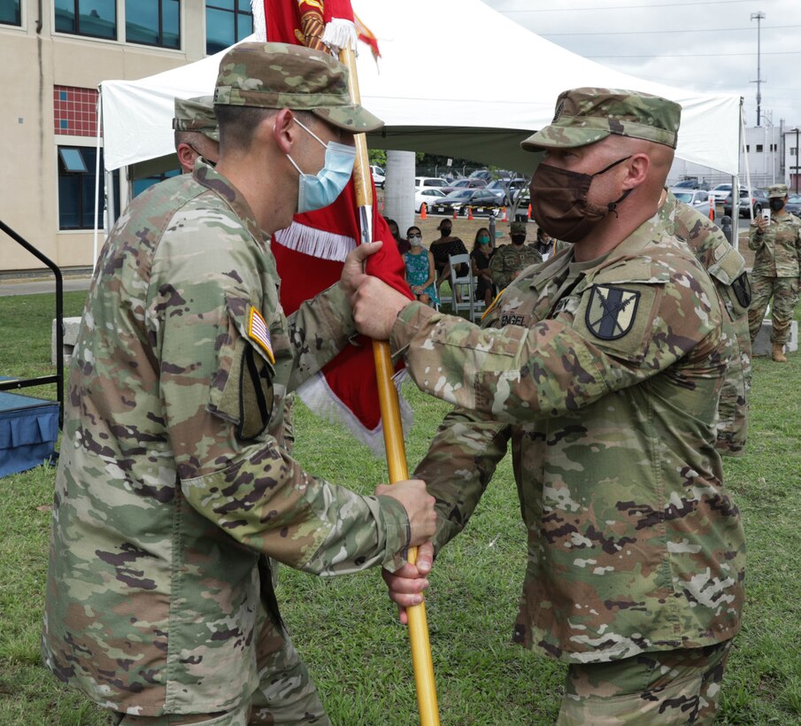 411th Engineer Battalion holds Change of Command Ceremony