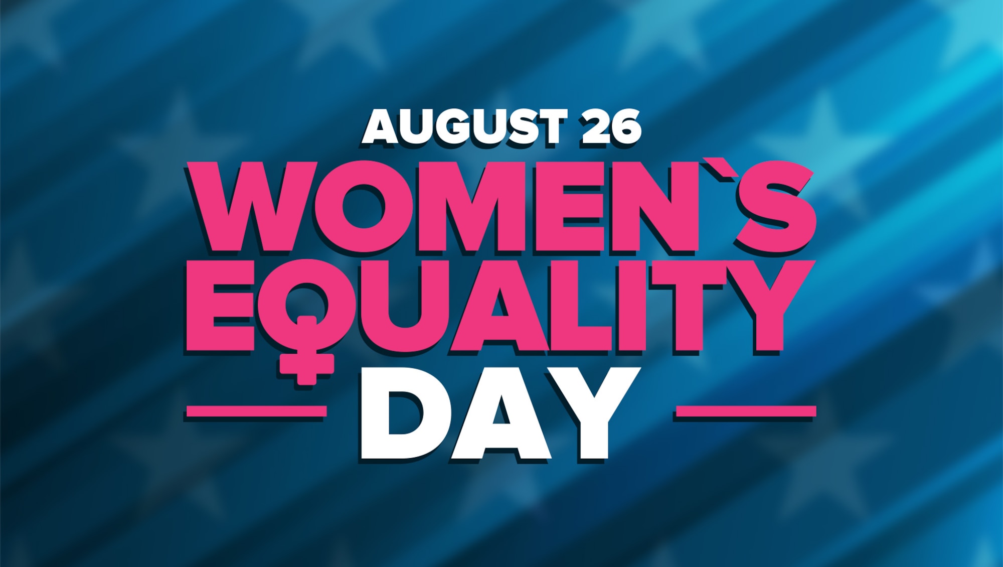 Women's Equality Day is celebrated annually in the United States on August 26, commemorating the passage of the 19th Amendment to the U.S. Constitution which granted women the right to vote. (U.S. Air Force graphic by David Perry)